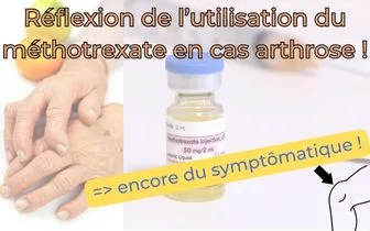 Les bénéfices du méthotrexate dans l’arthrose.