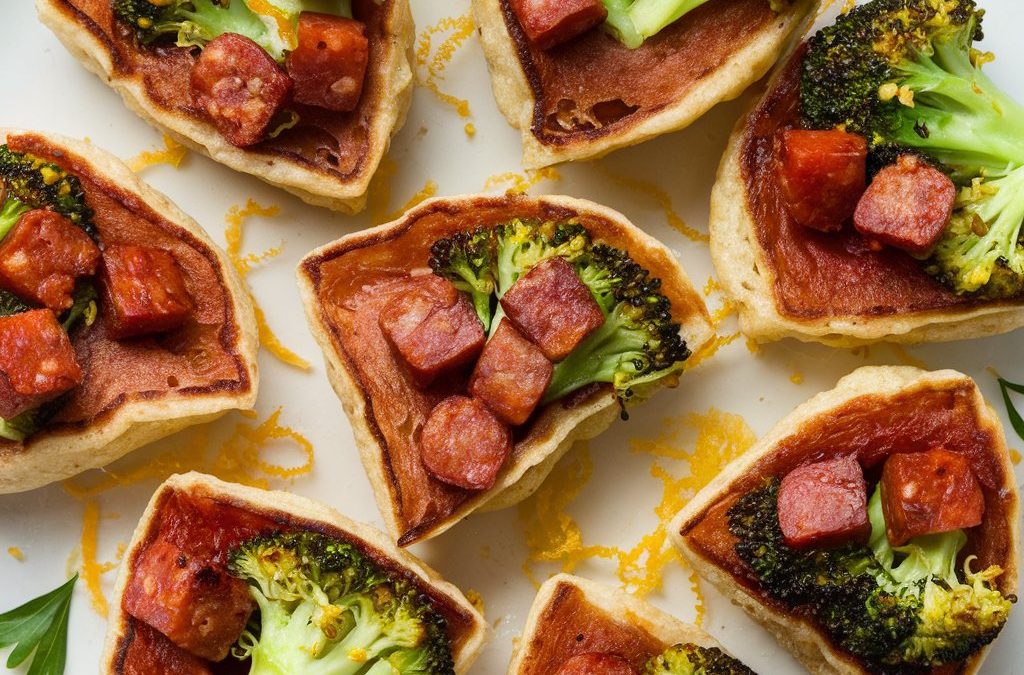 BOUCHEES DE BROCO & CHORIZO