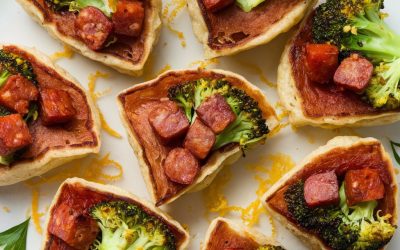 BOUCHEES DE BROCO & CHORIZO