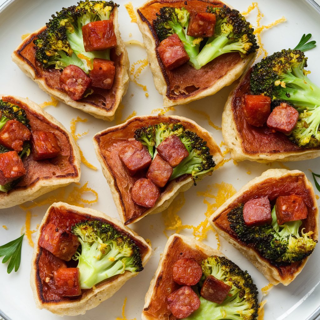 BOUCHEES DE BROCO & CHORIZO