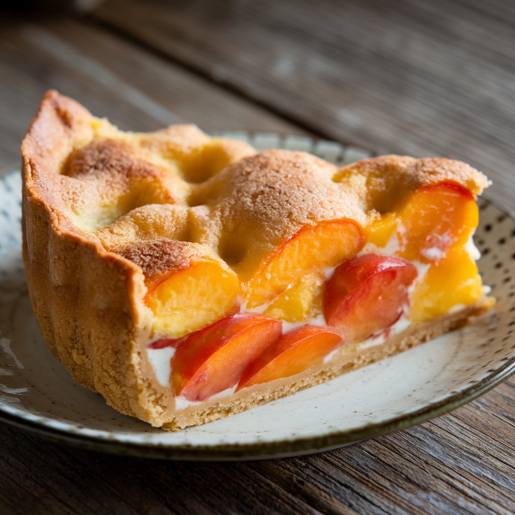 CLAFOUTIS DE NECTARINE AU LAIT DE COCO